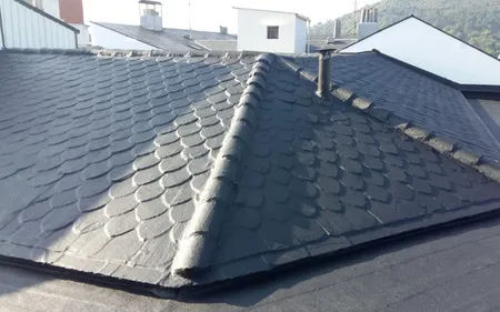 impermeabilización de tejado de pizarra en orense, galicia