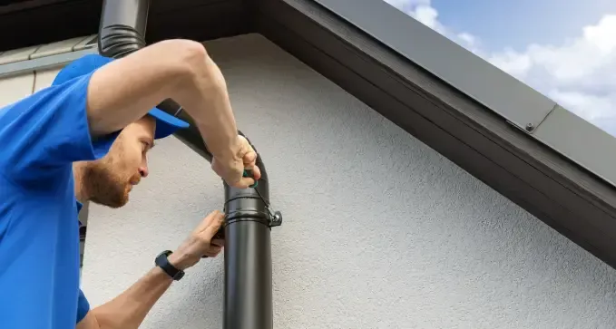 montar bajante de aguas pluviales a bajo coste en Borboras, Orense